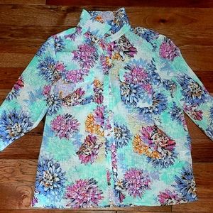 Floral Button-Up Top/Shacket